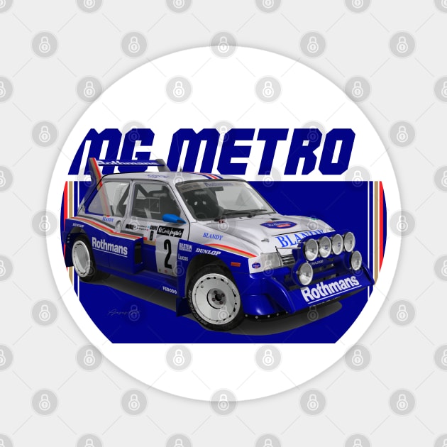 MG Metro Rothmans Magnet by PjesusArt